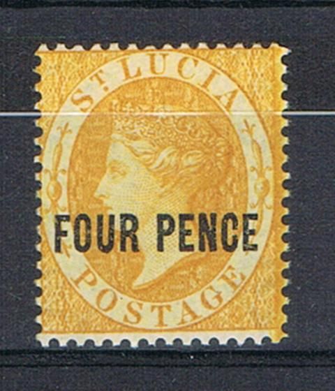 Image of St Lucia SG 27 MM British Commonwealth Stamp